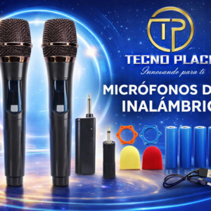 Micrófonos Inalámbricos con batería