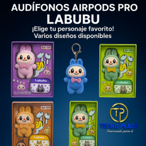 Audifonos con llavero LABUBU